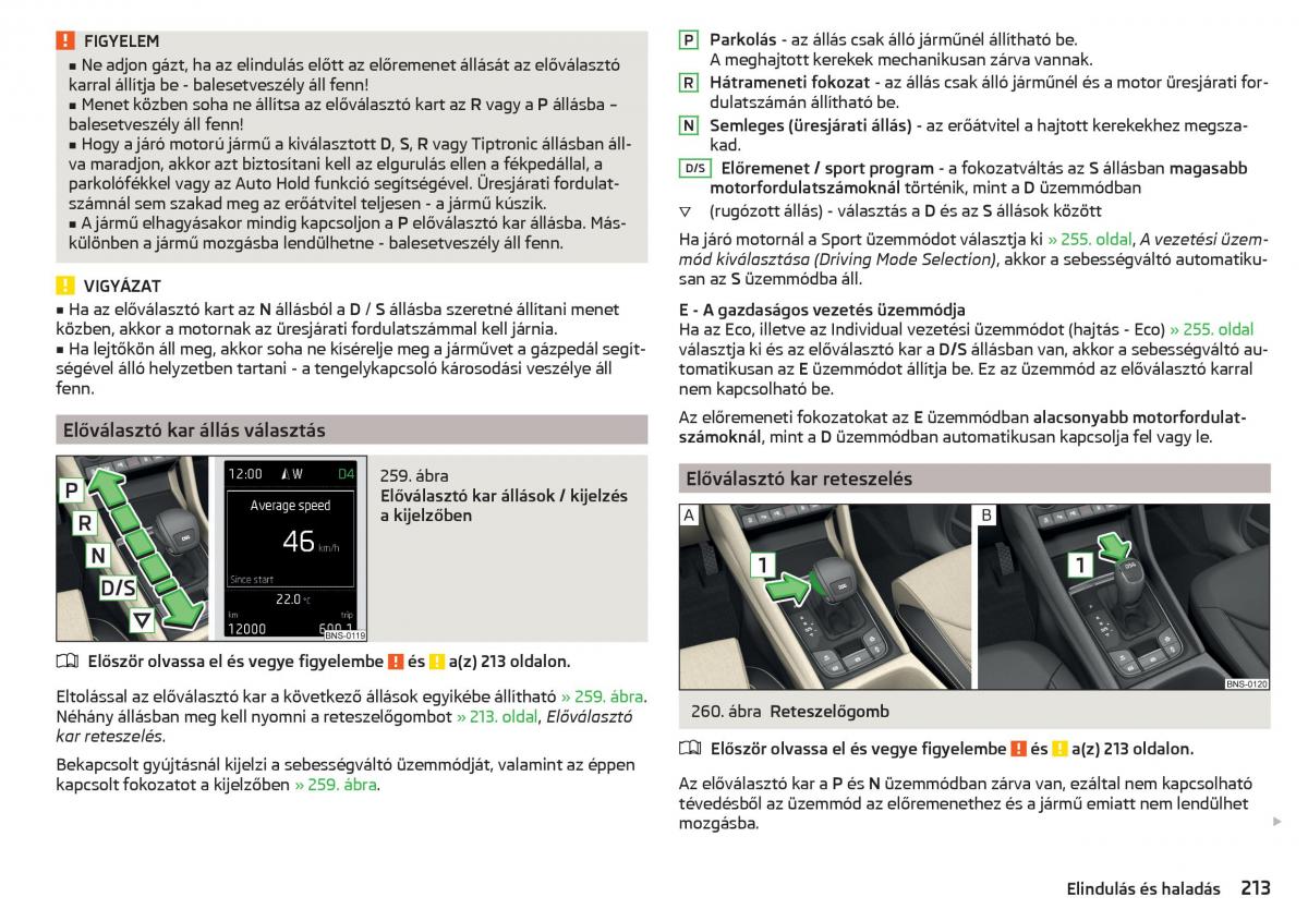 Skoda Kodiaq Kezelesi utmutato / page 215