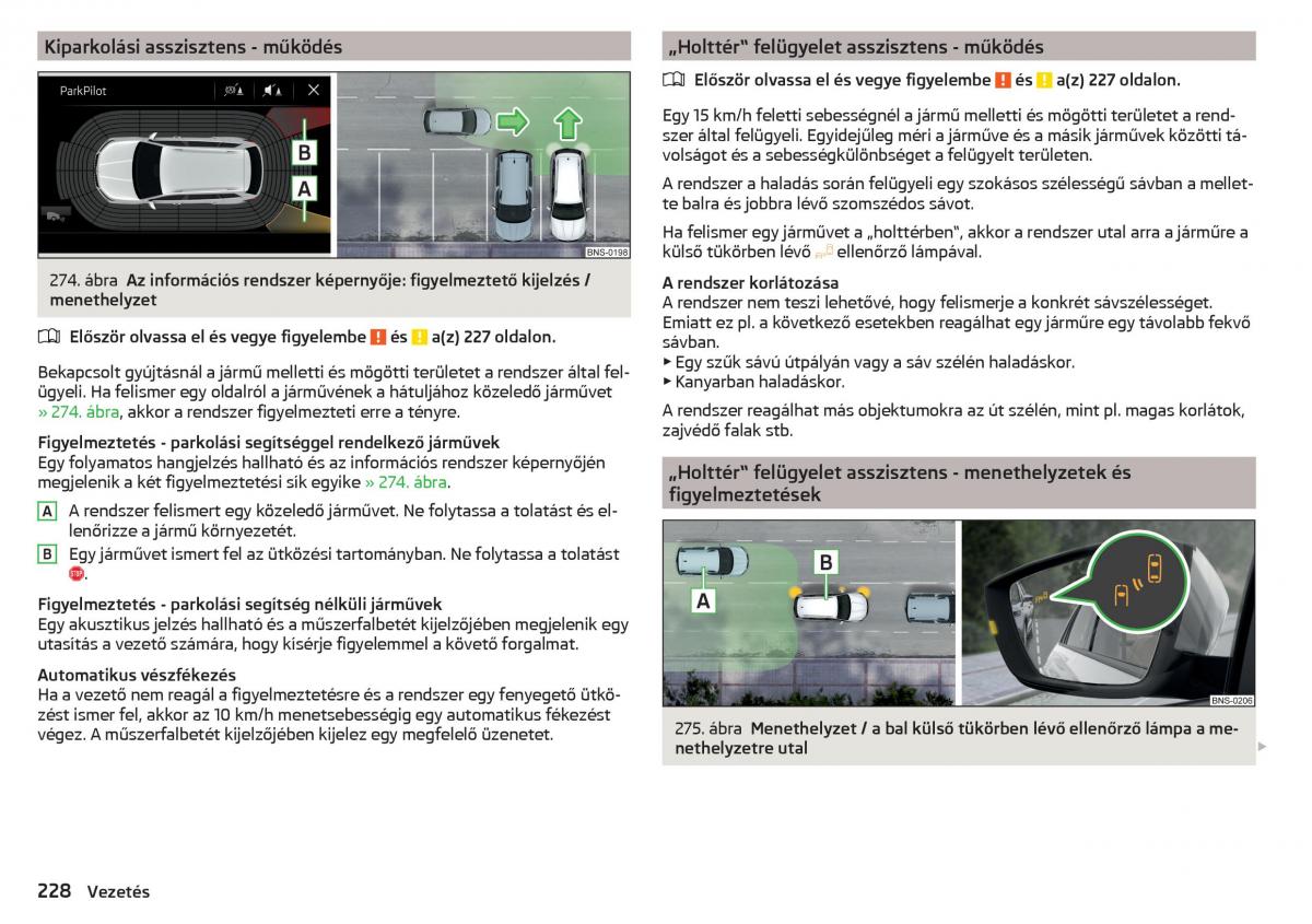 Skoda Kodiaq Kezelesi utmutato / page 230