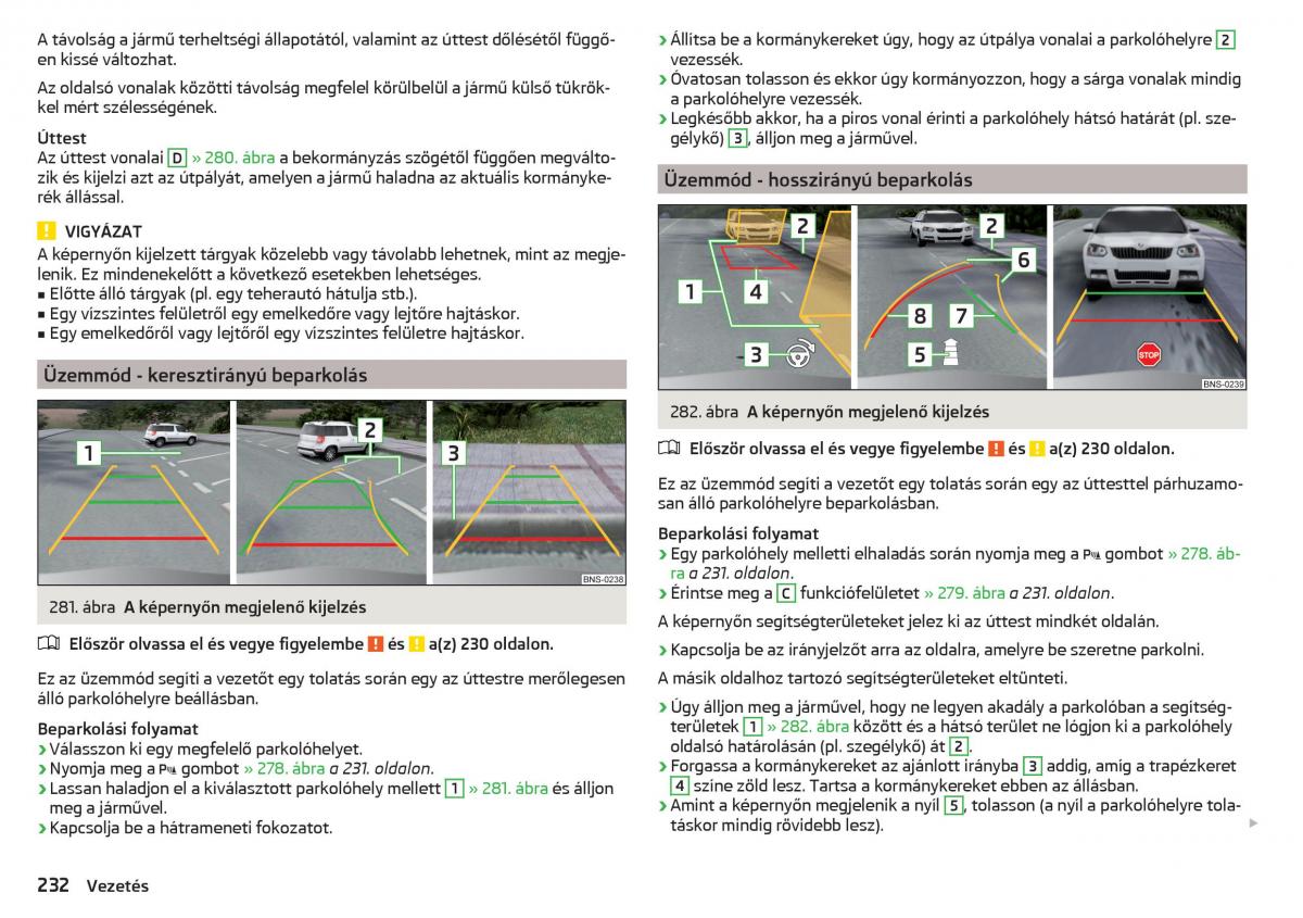 Skoda Kodiaq Kezelesi utmutato / page 234