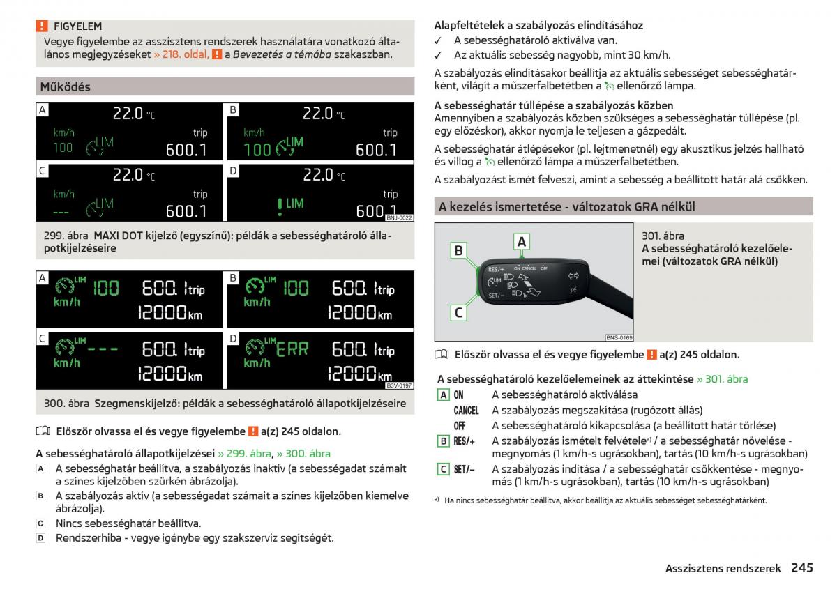 Skoda Kodiaq Kezelesi utmutato / page 247