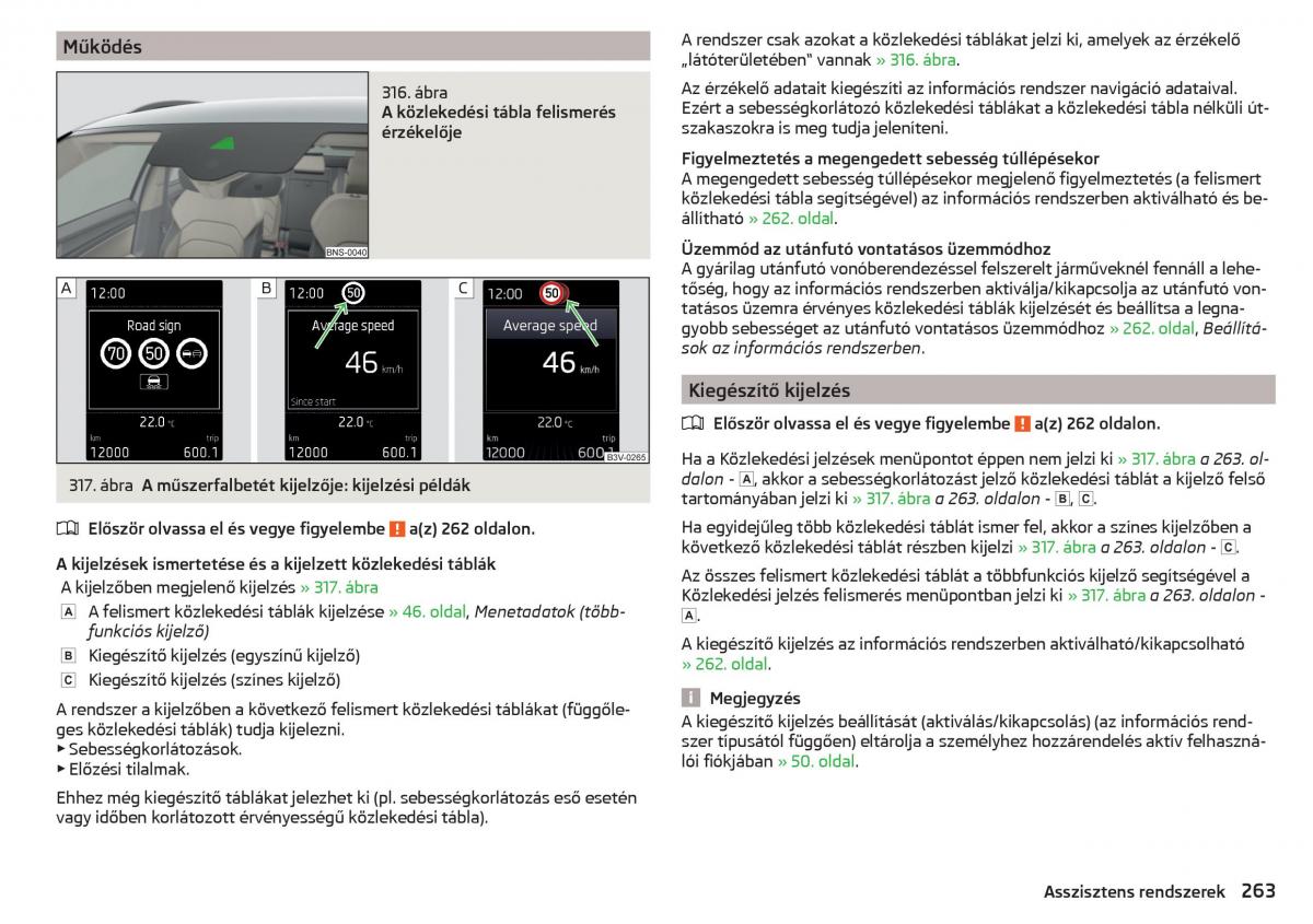 Skoda Kodiaq Kezelesi utmutato / page 265