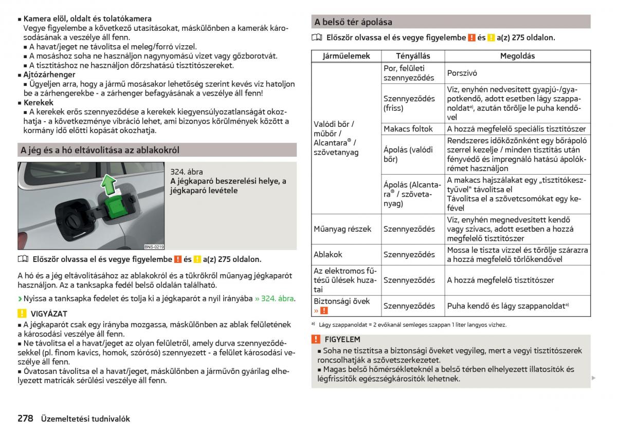 Skoda Kodiaq Kezelesi utmutato / page 280