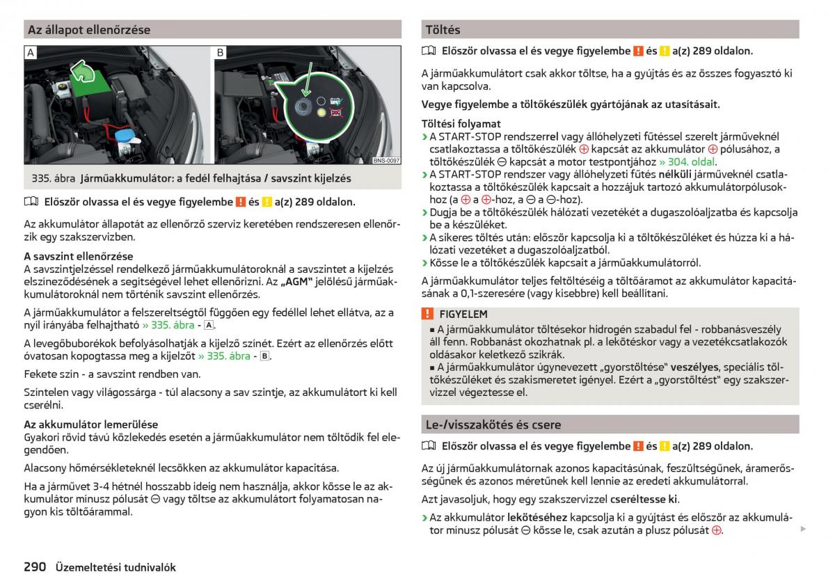 Skoda Kodiaq Kezelesi utmutato / page 292