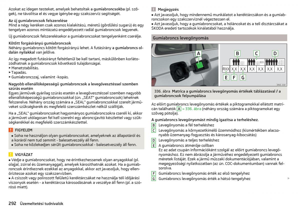 Skoda Kodiaq Kezelesi utmutato / page 294