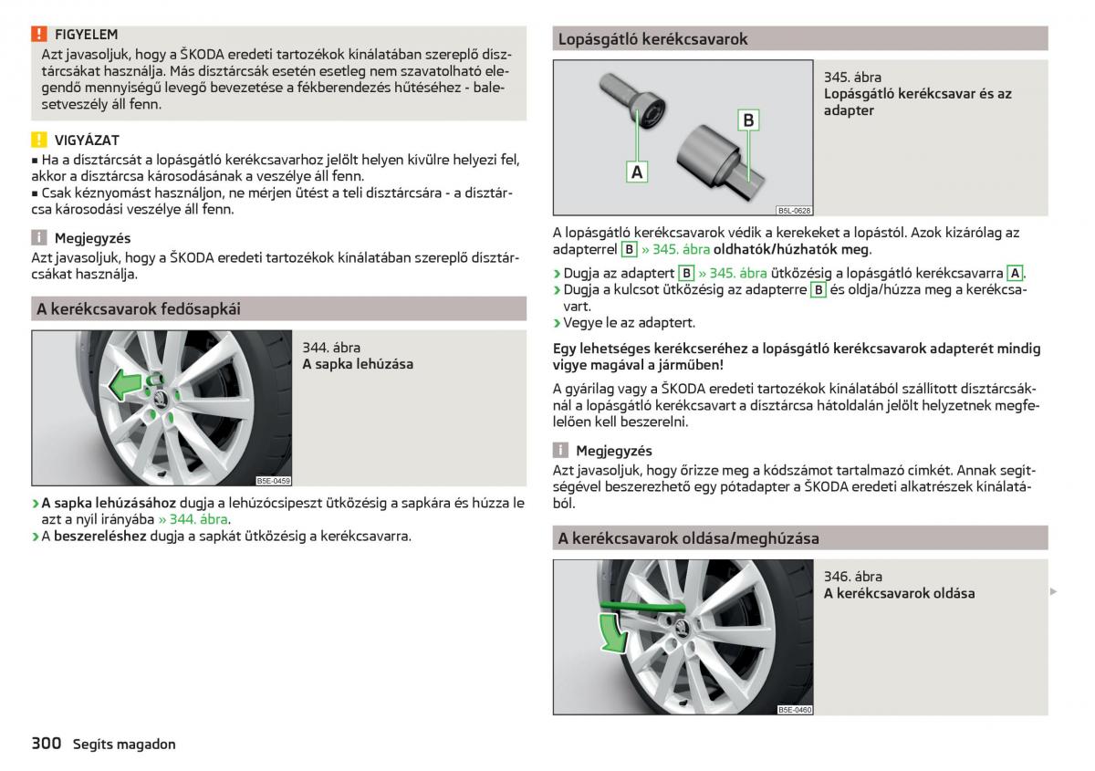 Skoda Kodiaq Kezelesi utmutato / page 302