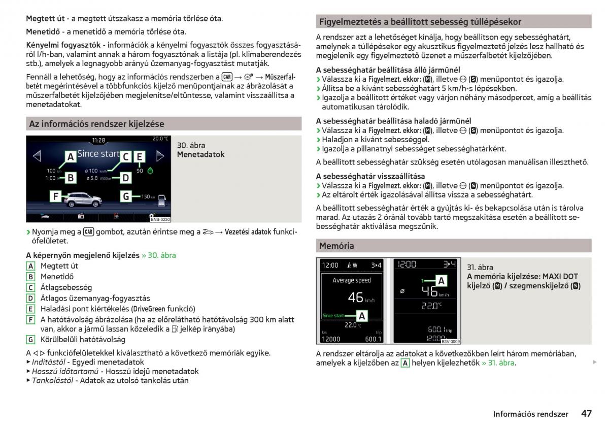 Skoda Kodiaq Kezelesi utmutato / page 49