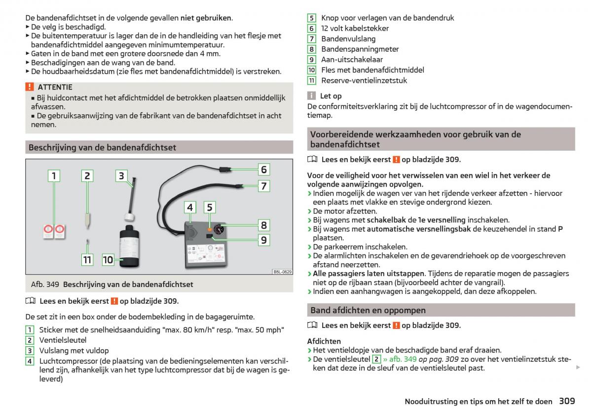 Skoda Kodiaq handleiding / page 311