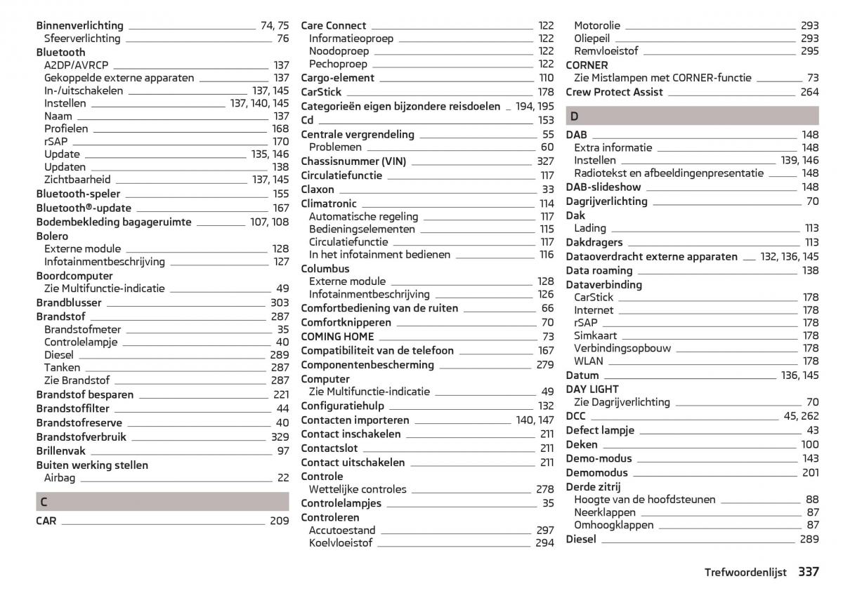 Skoda Kodiaq handleiding / page 339