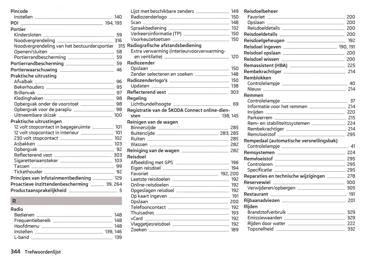 Skoda Kodiaq handleiding / page 346