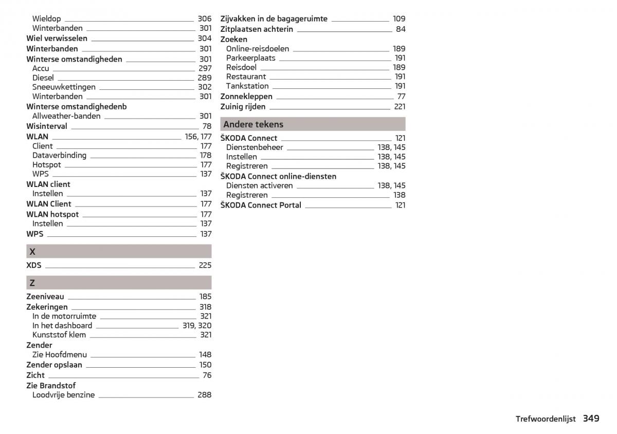 Skoda Kodiaq handleiding / page 351