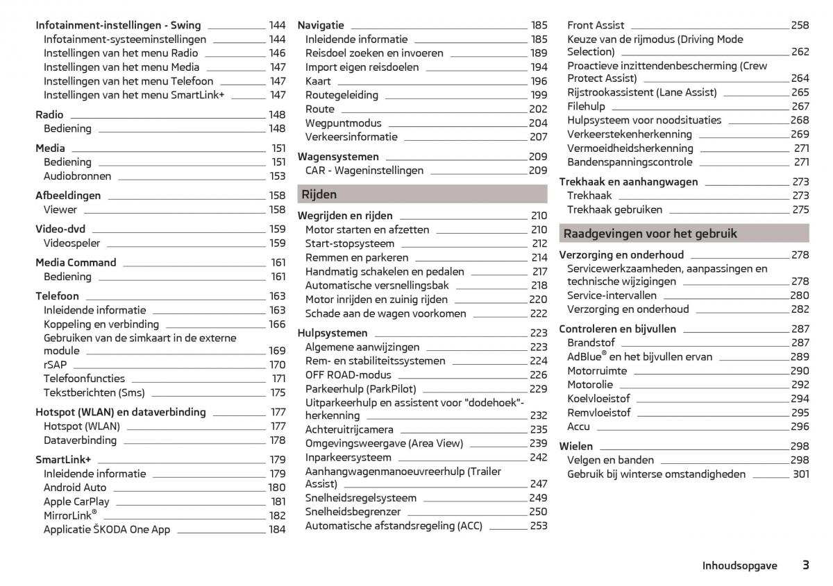 Skoda Kodiaq handleiding / page 5