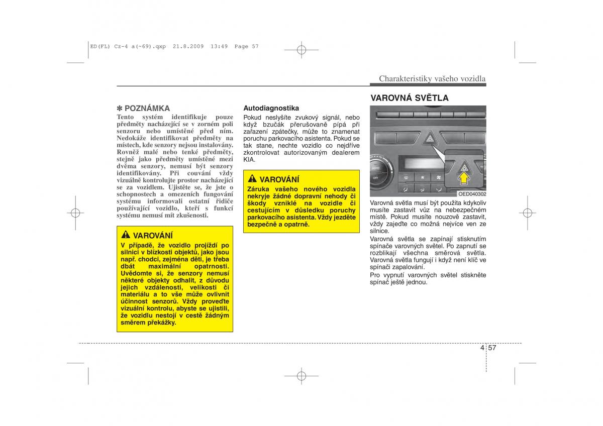 KIA Ceed I 1 navod k obsludze / page 130