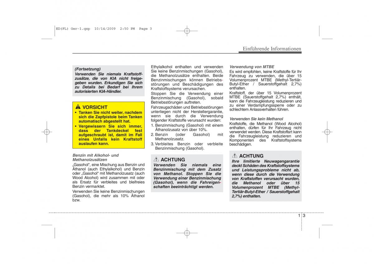 KIA Ceed I 1 Handbuch / page 7