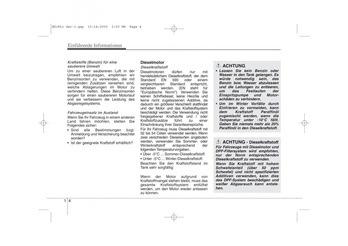 KIA Ceed I 1 Handbuch / page 8