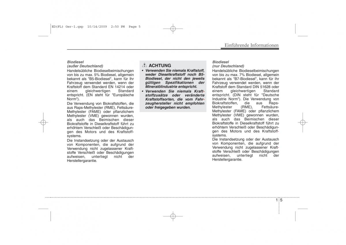 KIA Ceed I 1 Handbuch / page 9