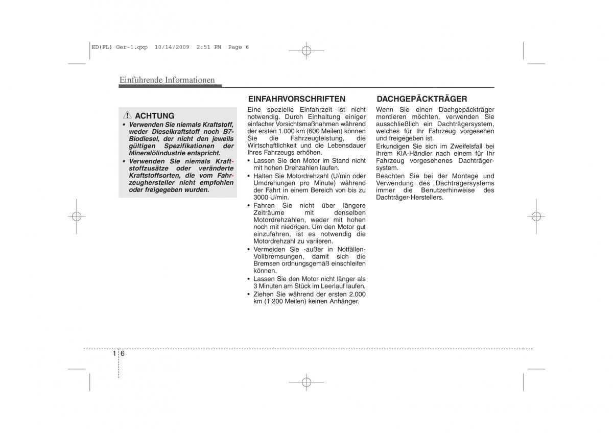 KIA Ceed I 1 Handbuch / page 10