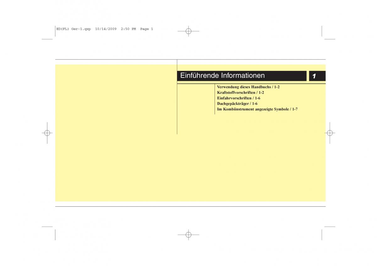 KIA Ceed I 1 Handbuch / page 5