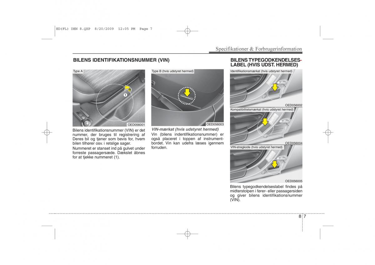 KIA Ceed I 1 Bilens instruktionsbog / page 388