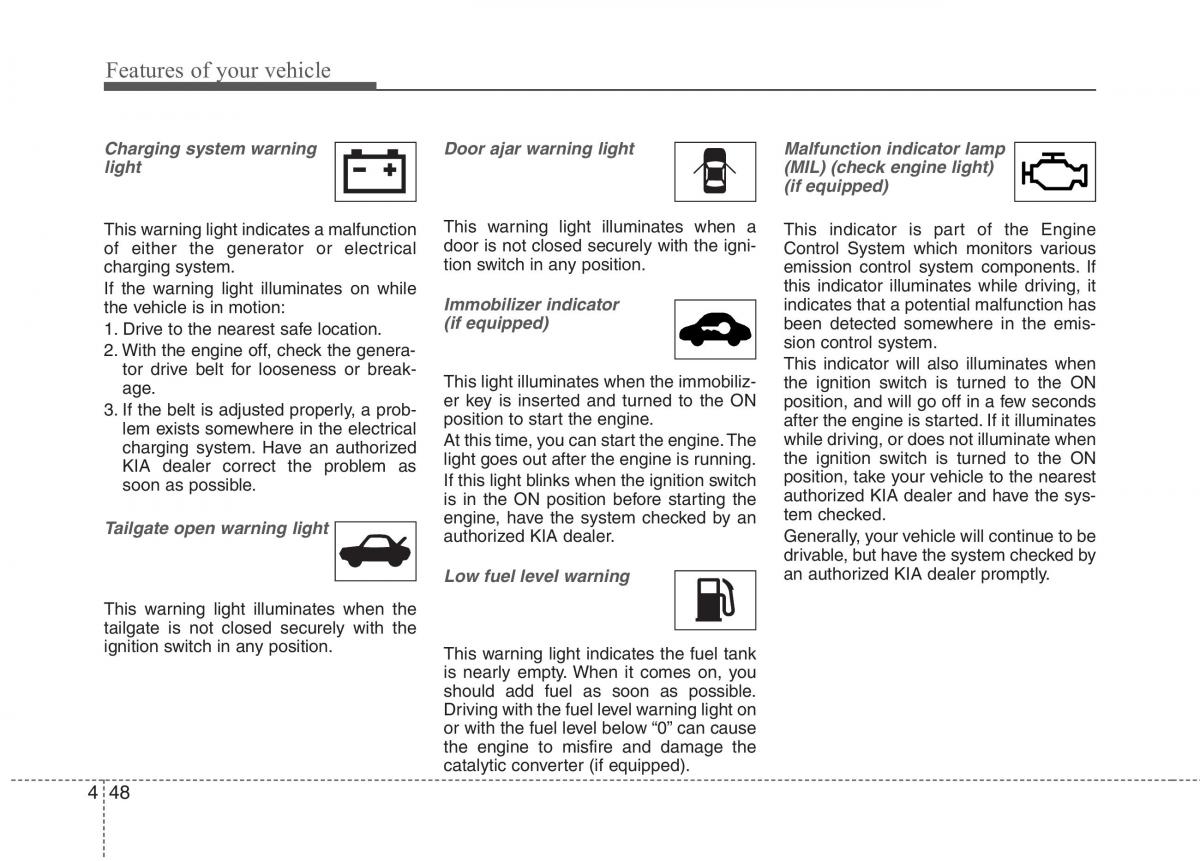 KIA Ceed I 1 owners manual / page 119