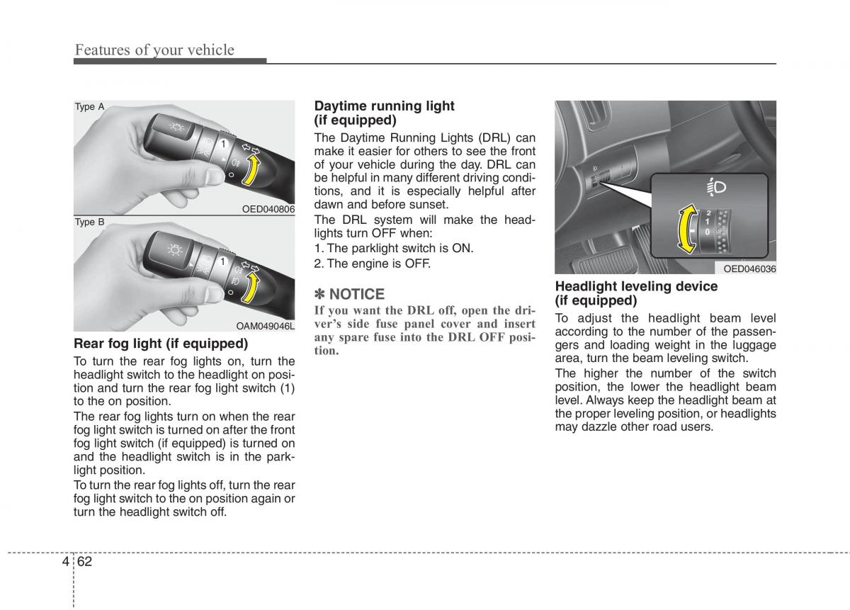 KIA Ceed I 1 owners manual / page 133