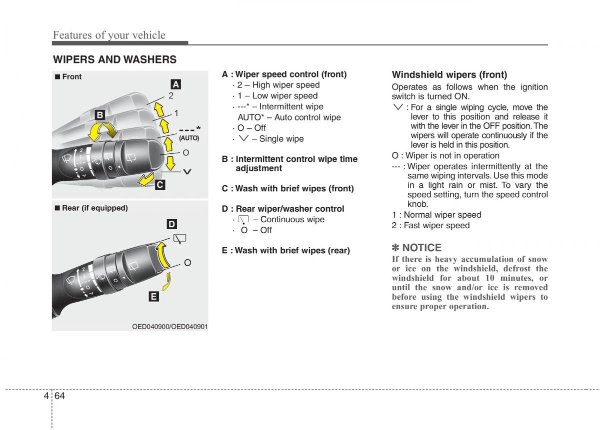 KIA Ceed I 1 owners manual / page 135
