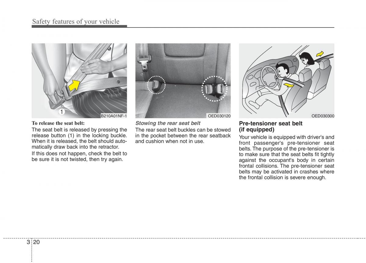 KIA Ceed I 1 owners manual / page 33