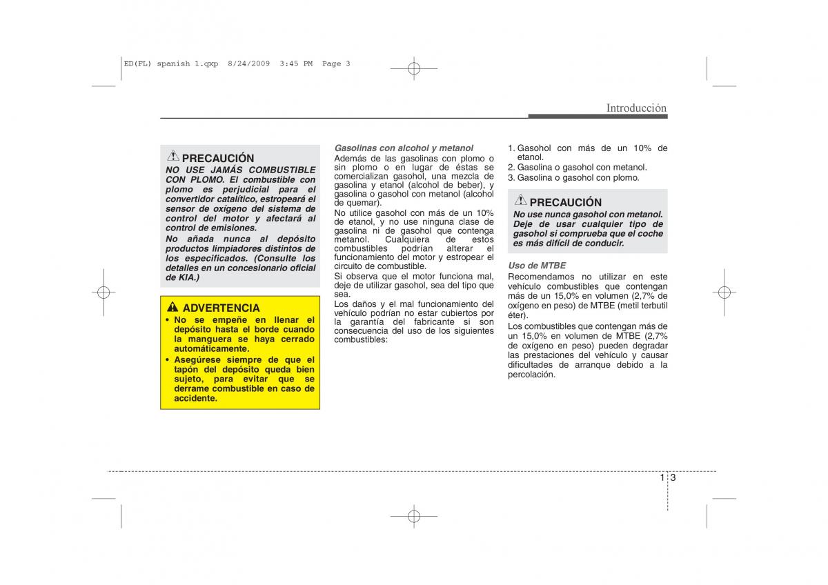 KIA Ceed I 1 manual del propietario / page 6