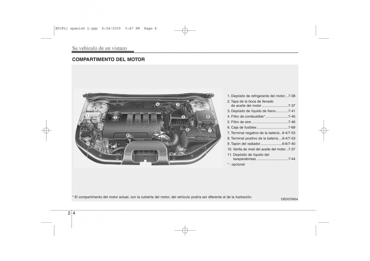 KIA Ceed I 1 manual del propietario / page 14