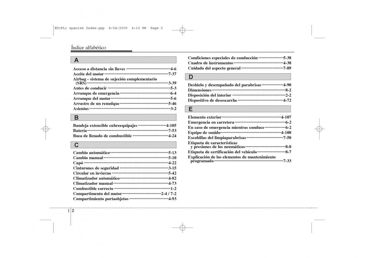 KIA Ceed I 1 manual del propietario / page 405