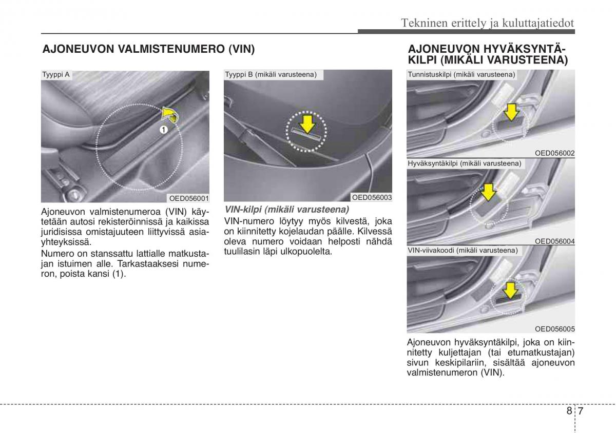 KIA Ceed I 1 omistajan kasikirja / page 357