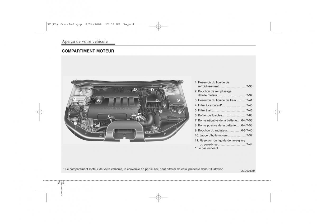 KIA Ceed I 1 manuel du proprietaire / page 14