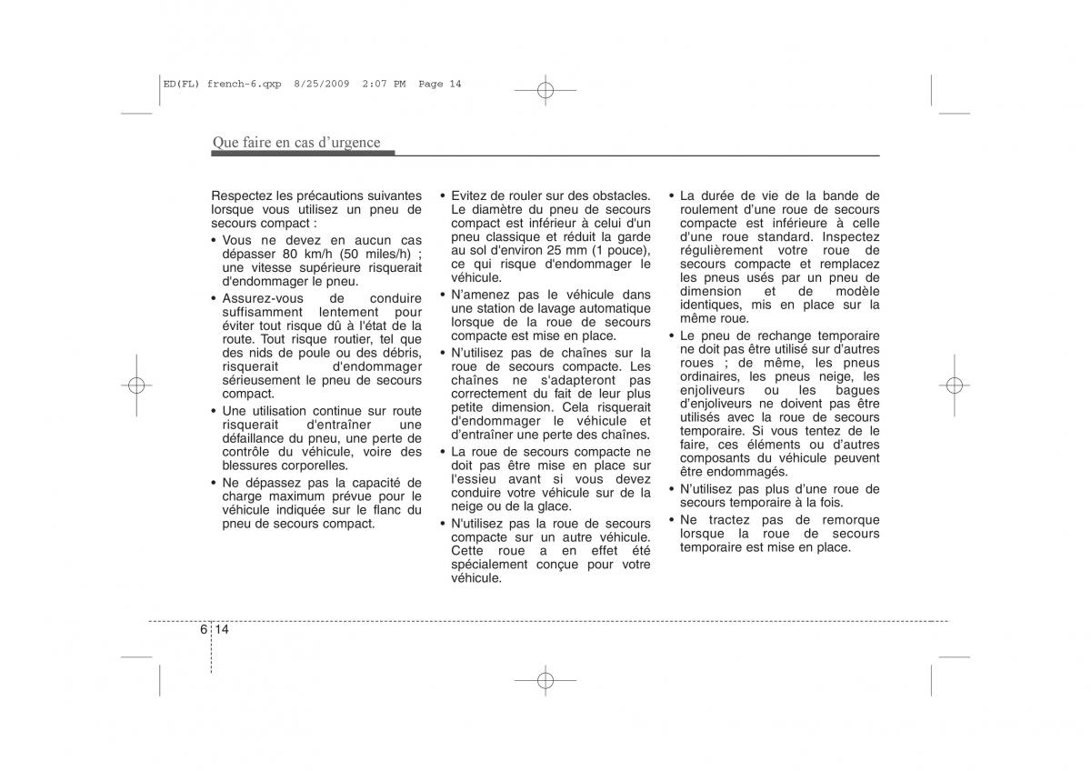 KIA Ceed I 1 manuel du proprietaire / page 300