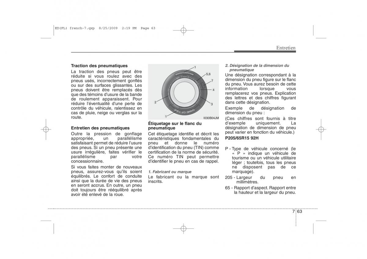 KIA Ceed I 1 manuel du proprietaire / page 373