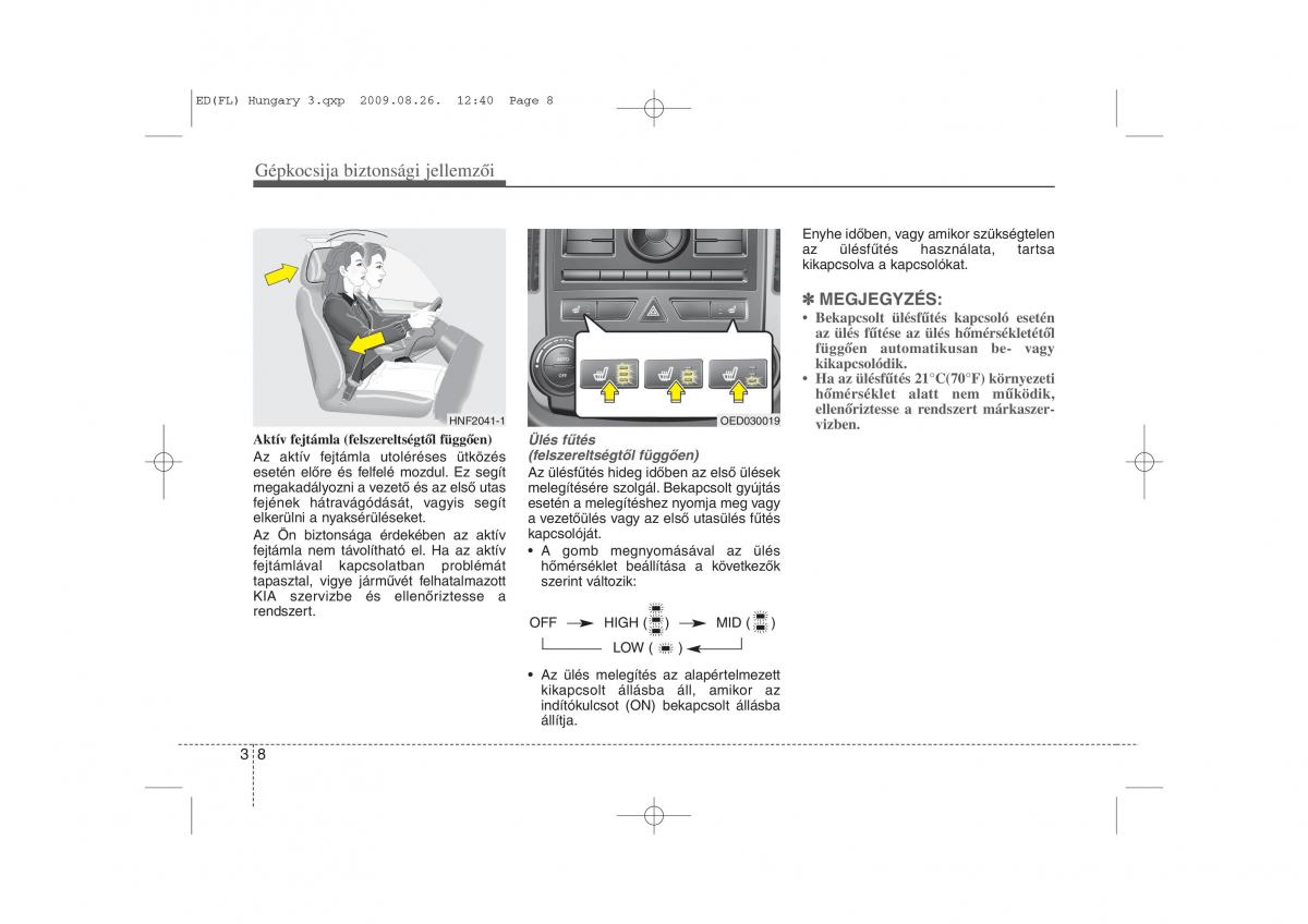 KIA Ceed I 1 Kezelesi utmutato / page 21