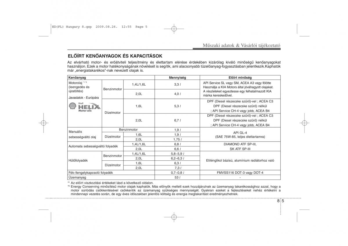 KIA Ceed I 1 Kezelesi utmutato / page 399