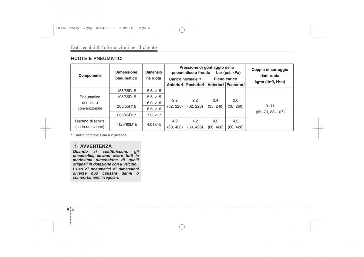 KIA Ceed I 1 manuale del proprietario / page 402