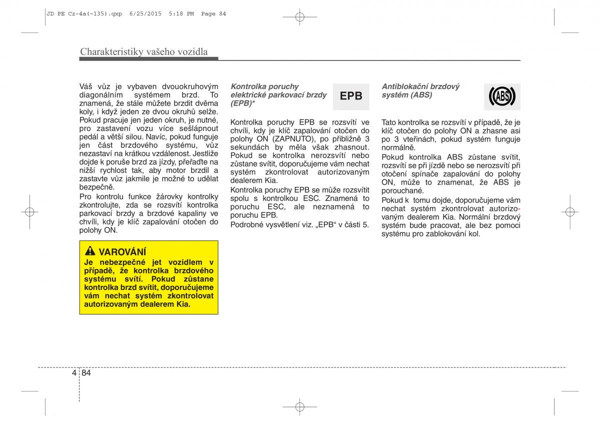 KIA Ceed II 2 navod k obsludze / page 167