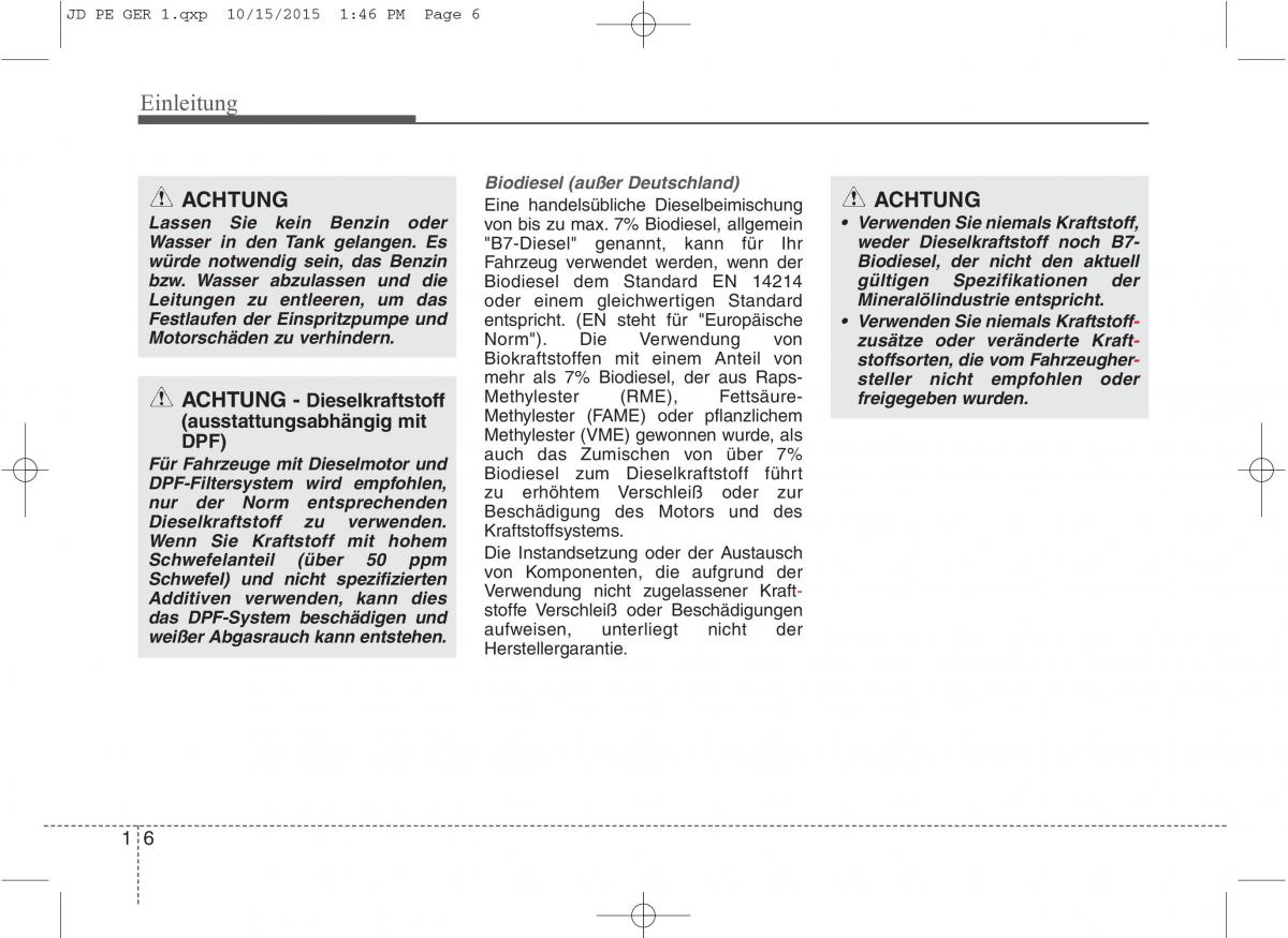 KIA Ceed II 2 Handbuch / page 10