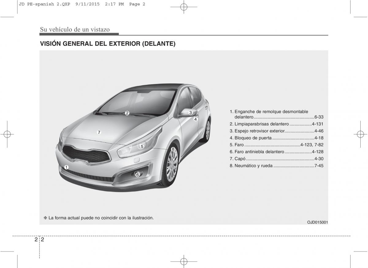 KIA Ceed II 2 manual del propietario / page 10