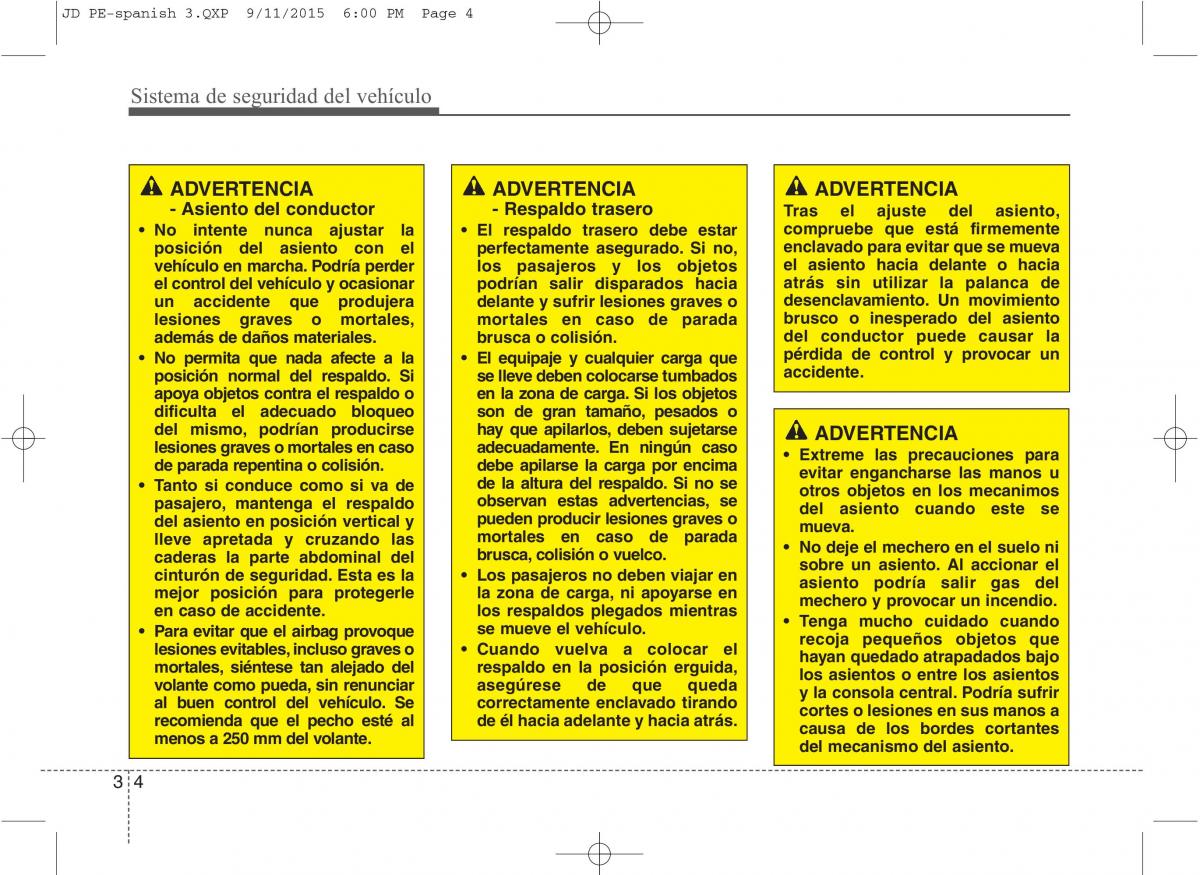 KIA Ceed II 2 manual del propietario / page 21