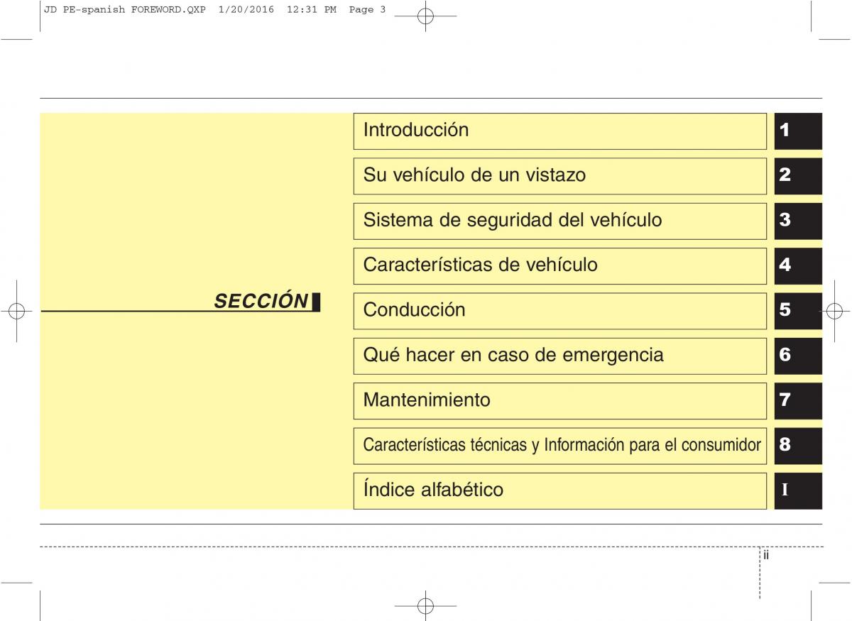 KIA Ceed II 2 manual del propietario / page 3