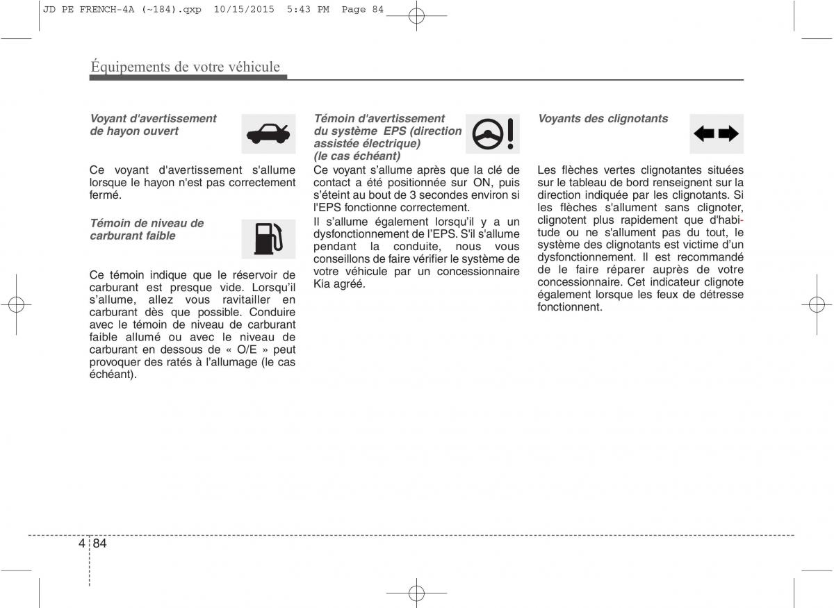 KIA Ceed II 2 manuel du proprietaire / page 170