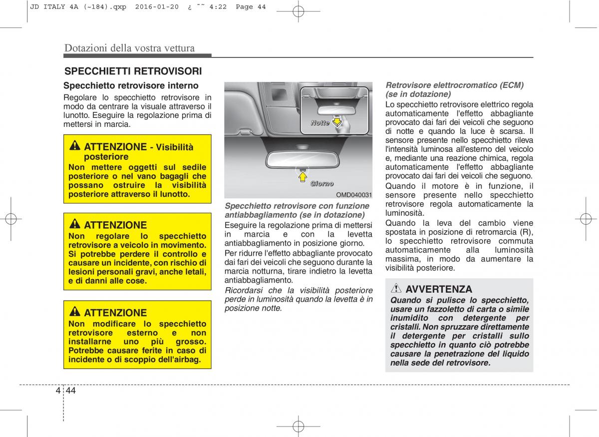 KIA Ceed II 2 manuale del proprietario / page 129