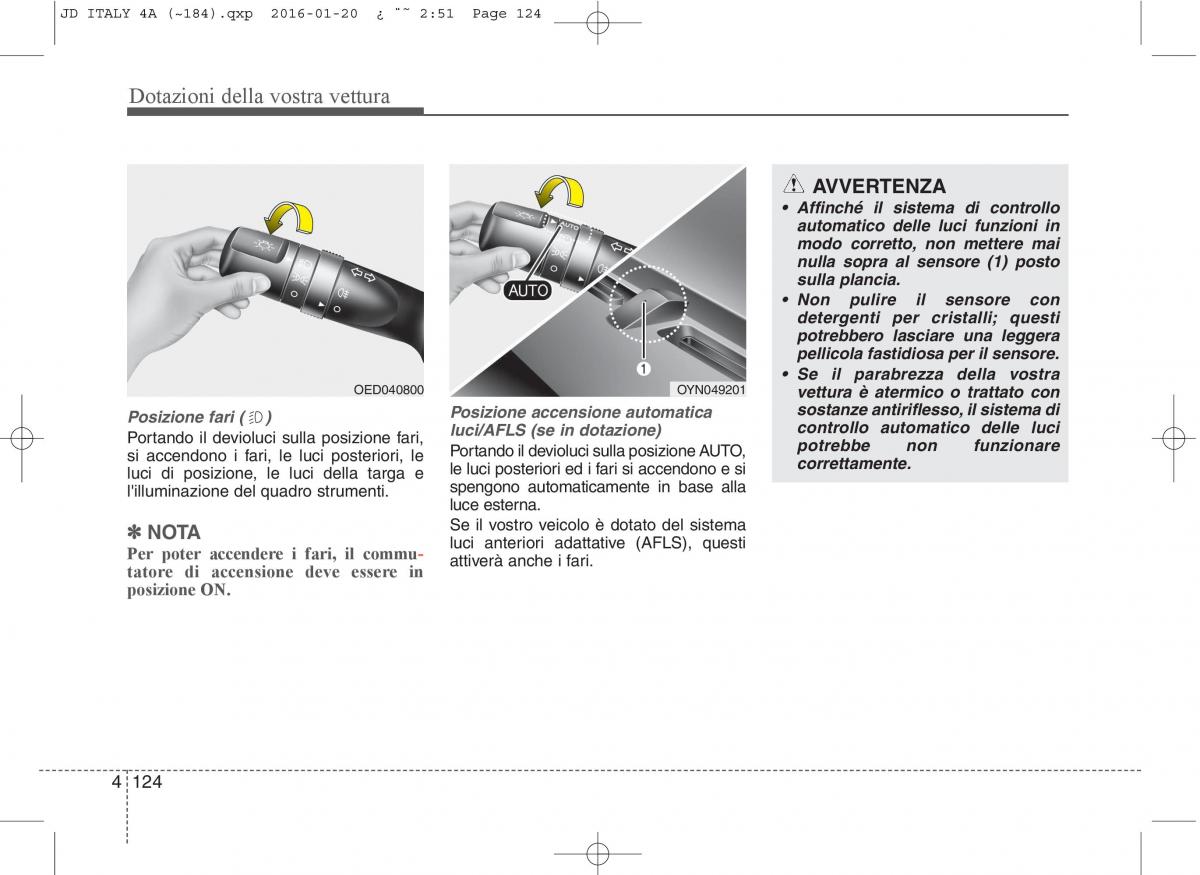 KIA Ceed II 2 manuale del proprietario / page 209