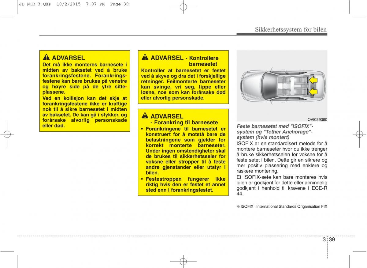 KIA Ceed II 2 bruksanvisningen / page 56