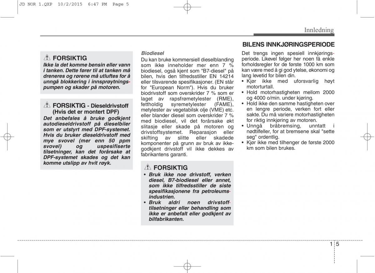 KIA Ceed II 2 bruksanvisningen / page 8