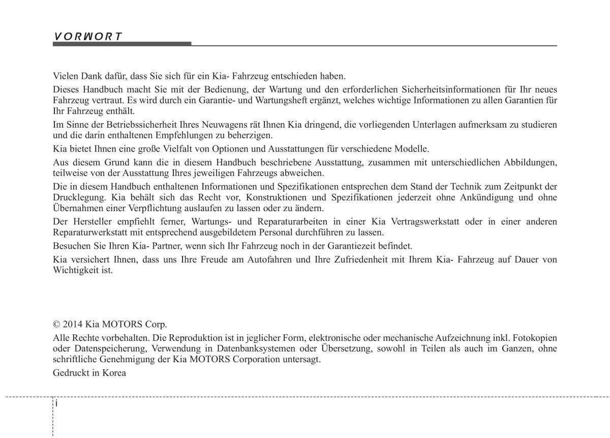Kia Optima III 3 Handbuch / page 2