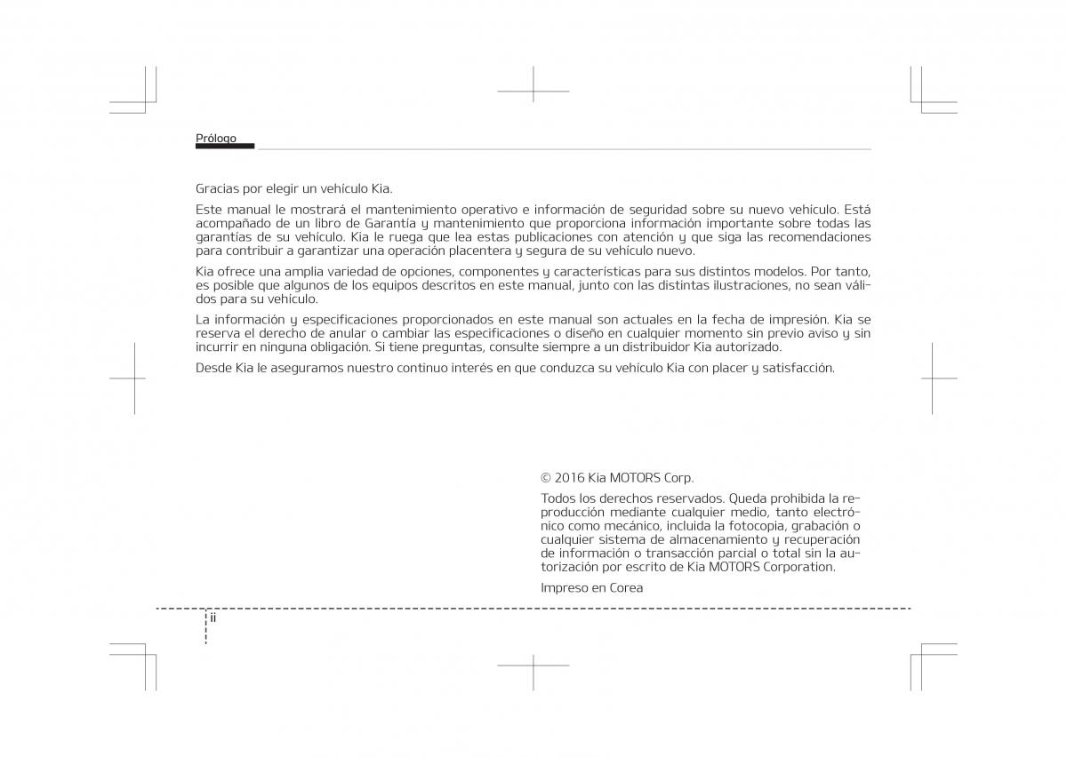 Kia Optima IV 4 manual del propietario / page 2