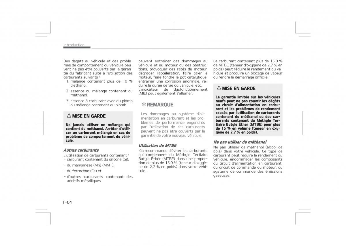Kia Optima IV 4 manuel du proprietaire / page 8