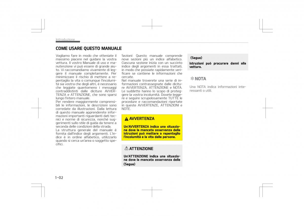 Kia Optima IV 4 manuale del proprietario / page 6